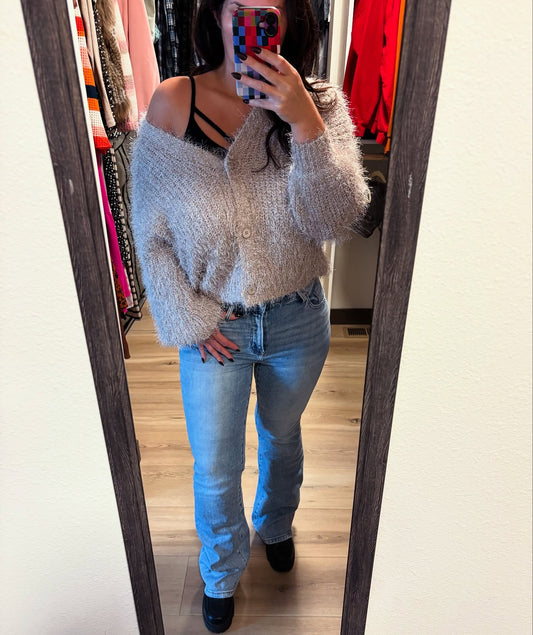 ADORA Fuzzy Sweater Cardigan
