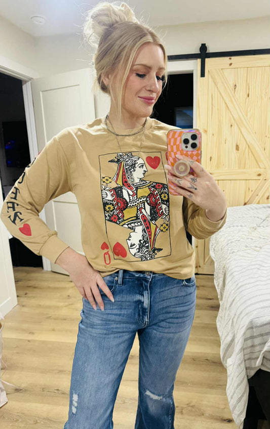 Queen of Hearts Longsleeve